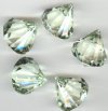 5 25x30mm Peridot Faceted Acrylic Drop